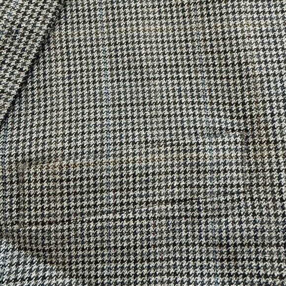 Lauren Ralph Lauren Houndstooth Silk/Wool Sport Jacket Coat Mens Size 50XL - Picture 4 of 9